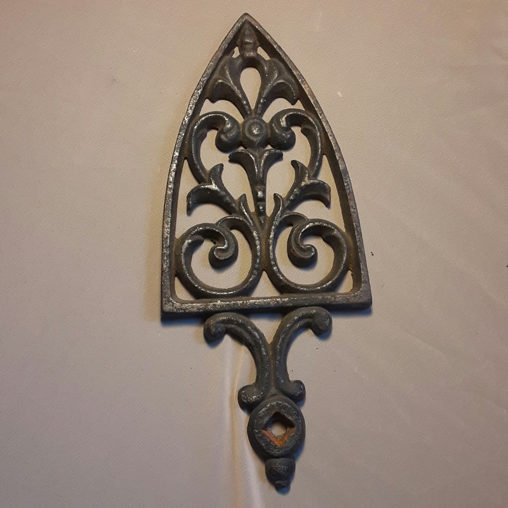 Vintage Cast Iron Trivet - Wall Decor